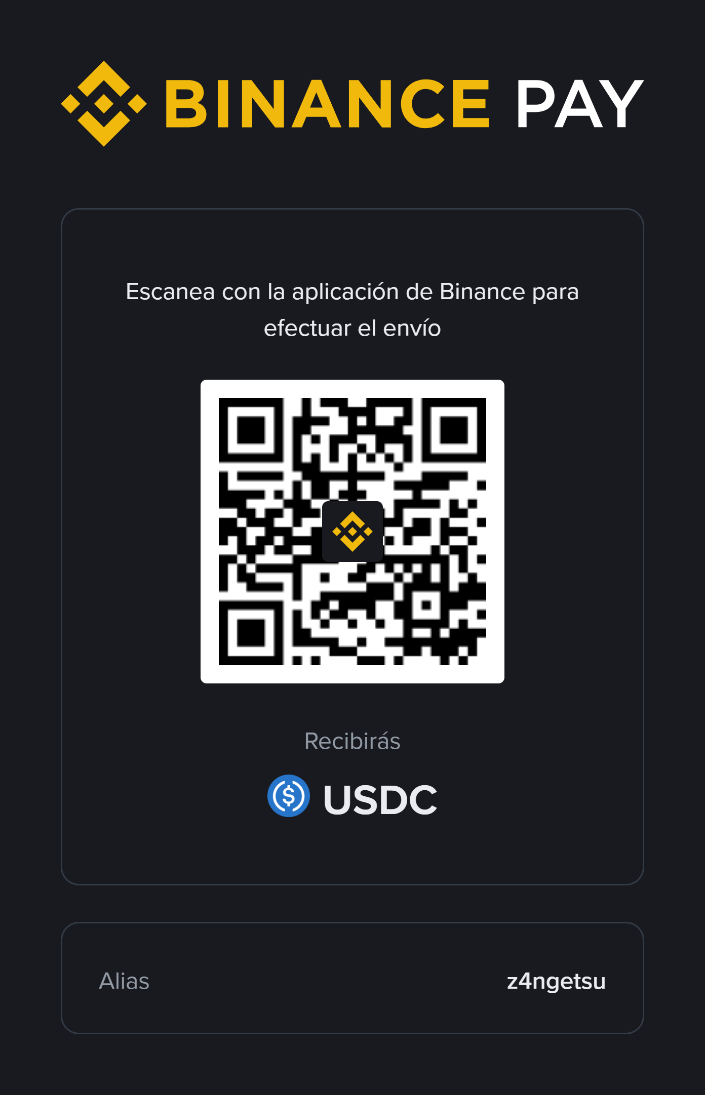 QR Binance Pay